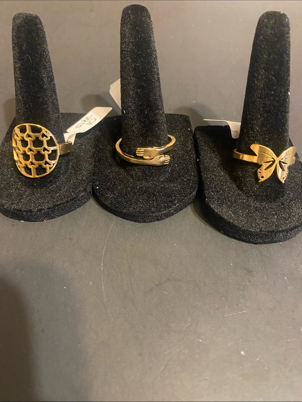 Gold Butterfly Adjustable Ring - Women Jewelry
